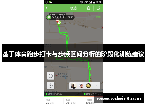 基于体育跑步打卡与步频区间分析的阶段化训练建议